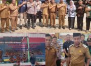 Bupati Kampar Resmikan BUMDes Mart Serasi Bersempena Panen Raya Jagung di Desa Tanah Datar