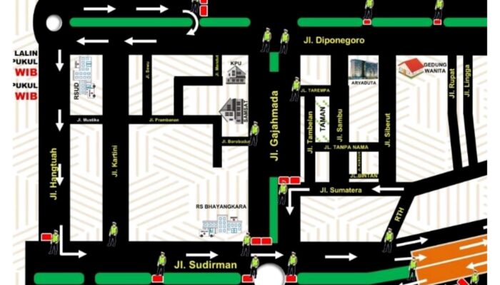 Satlantas Polresta Pekanbaru Terapkan Rekayasa Lalu Lintas Malam Tahun Baru 2026, 200 Personel Dikerahkan