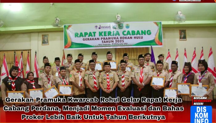 Gerakan Pramuka Kwarcab Rohul Gelar Rapat Kerja Cabang Perdana, Menjadi Momen Evaluasi dan Bahas Proker Lebih Baik Untuk Tahun Berikutnya