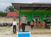 Kapolsek Kampar Jadi Pembina Upacara di Ponpes As Salam, Sampaikan Filosofi Tunas, Kapolsek: Jujur, Disiplin, Berani, Kunci Sukses