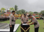 Kapolres Pimpin Sertijap Kapolsek Perhatian Raja Polres Kampar