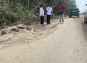 Rasa tanggung jawab besar, Wakil Bupati Rohil Jhony Charles turun langsung lihat kondisi jalan lintas menggala – pujud