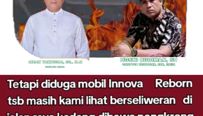 Dua Unit Mobil Dinas Perumda Rohul Tidak Dikembalikan dan Dipergunakan Untuk Kepentingan Pribadi, Waduh,…