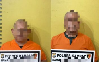 Polres Kampar Tangkap Kades dan Mantan Sekdes Tarai Bangun Terkait Pemalsuan Surat Tanah