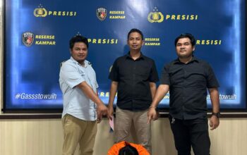 Polres Kampar Tangkap Pelaku Pencabulan, Mengaku Sudah 6 Kali Berhubungan Badan