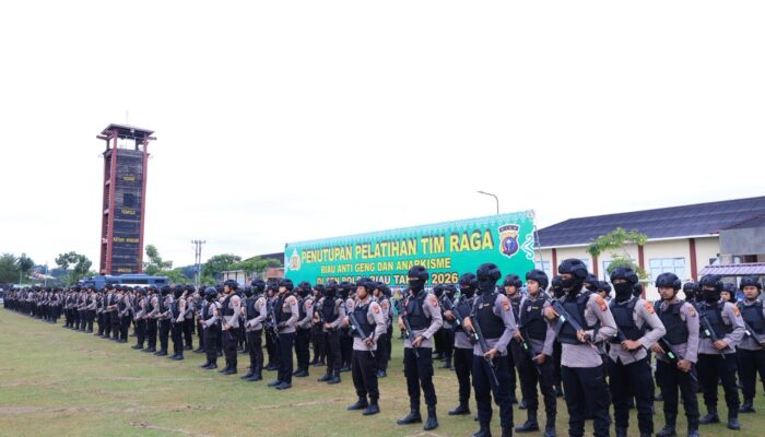 Polda Riau Resmi Tutup Pelatihan Tim RAGA Gelombang II Tahun 2026