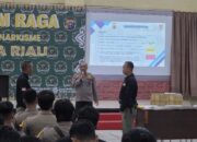 Kabag Ops Brimob Polda Riau Bekali Tim RAGA Materi Perkap 1/2009 di SPN