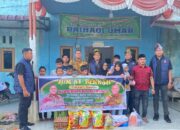 Direktur Media Patrolikriminal86 dan Kasatresnarkoba Polres Kuansing Santuni Anak Yatim di Dua Panti Asuhan