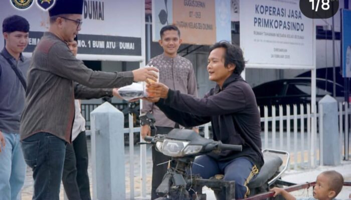 Rutan Dumai Berbagi Berkah di Bulan Ramadhan, Rutan Dumai Bagikan Takjil kepada Masyarakat