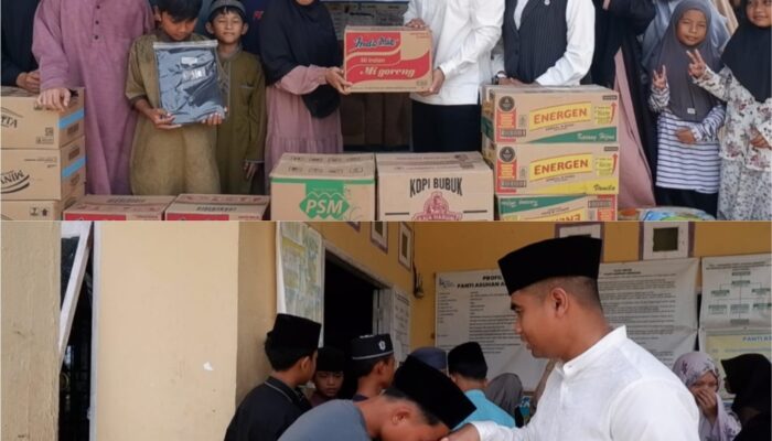 Denarhanud 004/WSBY dan PPTRD Kolaborasi Berbagi, Salurkan Bantuan ke Panti Asuhan di Dumai