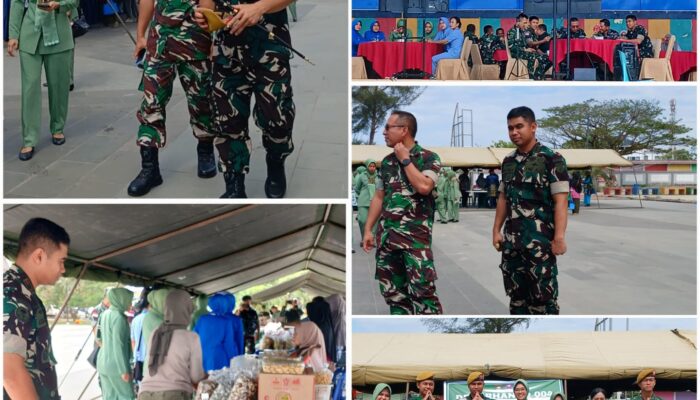 Mayor Agum Gumilar Bersama Persit Layani Warga di Bazar Ramadan Empat Satuan TNI Dumai