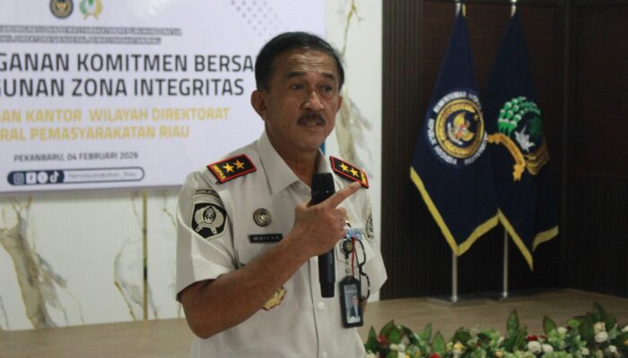 Kanwil Ditjenpas Riau Imbau UPT Tingkatkan Keamanan dan Pelayanan Jelang Idul Fitri 1447 H