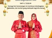 Syahrinaldi–Yusmanidar Serukan Persatuan di Idul Fitri, Minal Aidin Wal Faizin