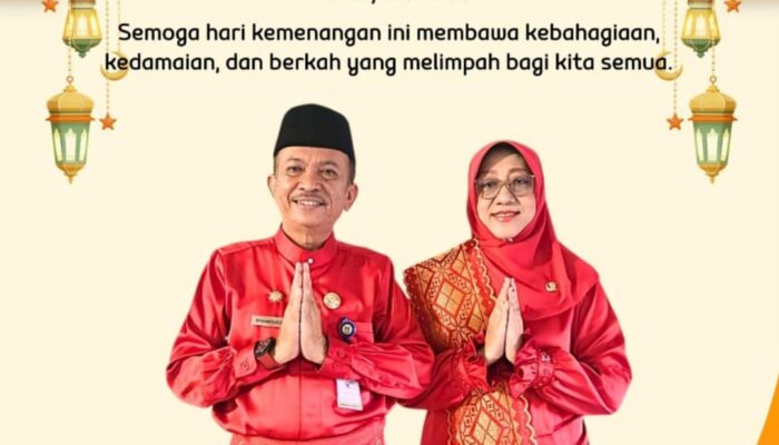 Syahrinaldi–Yusmanidar Serukan Persatuan di Idul Fitri, Minal Aidin Wal Faizin
