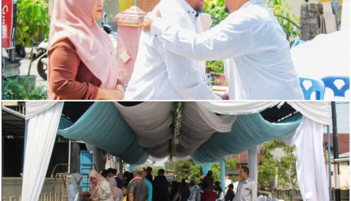 Agus Miswandi Ketua DPRD Buka Silaturahmi Lebaran, Sambut Kedatangan Wakil Wali Kota Dumai