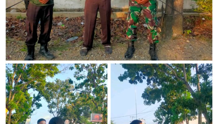 Saka Wirakartika Koramil 11/Kota Pinang Berbagi Takjil di Jalinsum