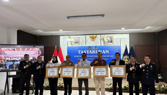 Kolaborasi Solid, Brimob Riau Digganjar Penghargaan di Hari Bakti Pemasyarakatan ke-62