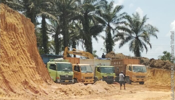 Galian C Tanah Urug Diduga Ilegal di Rumbai Pekanbaru Kian Tak Terkendali