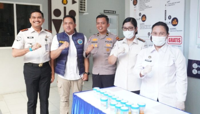 Razia Serentak dan Tes Urine Sambut HBP ke-62, Rutan Pekanbaru Tegaskan Perang Melawan Halinar
