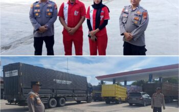 Polres Dumai dan Polsek Jajaran Melaksanakan Patroli Pastikan Seluruh SPBU Yang Ada Di Dumai Aman Kondusif