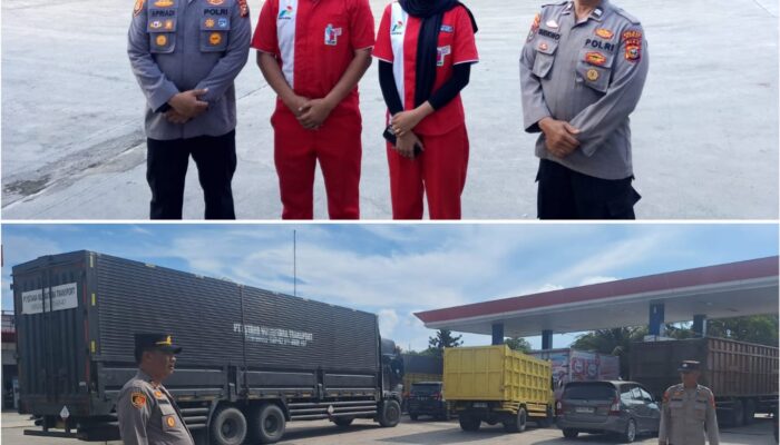 Polres Dumai dan Polsek Jajaran Melaksanakan Patroli Pastikan Seluruh SPBU Yang Ada Di Dumai Aman Kondusif