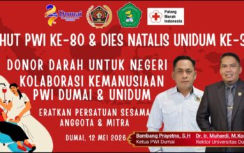 Besok, PWI Dumai dan Unidum Gelar Seminar Jurnalistik dan Donor Darah