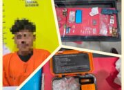 Polsek Bukit Kapur Ringkus Pengedar Sabu, 13 Paket Diamankan