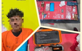 Polsek Bukit Kapur Ringkus Pengedar Sabu, 13 Paket Diamankan