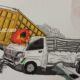 Mobil Vendor TA PT GAM Yang Ditahan Security Pertamina Terkait Kecelakaan Dalam Kilang Tidak Jelas