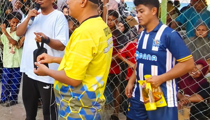 Final turnamen futsal piala Kapolsek  SE kecamatan TPTM, Anggota dewan fraksi Golkar Raja hot siregar,  apresiasi Kapolres  Rohil serta Kapolsek TPTM