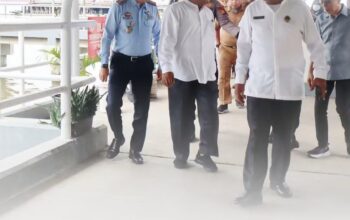 EGM Pelindo Regional 1 Dumai dan Pemerintah Kota Dumai menyambut kepulangan jemaah haji di Terminal Penumpang Pelabuhan Dumai.