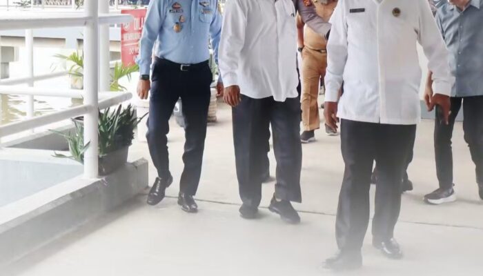 EGM Pelindo Regional 1 Dumai dan Pemerintah Kota Dumai menyambut kepulangan jemaah haji di Terminal Penumpang Pelabuhan Dumai.