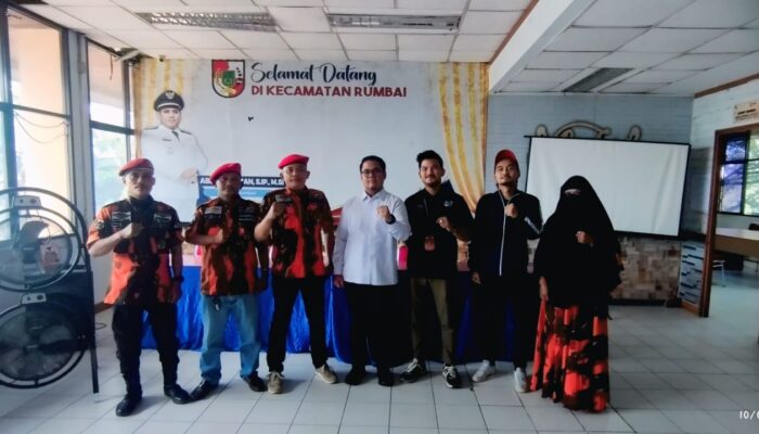 KOTI MPC Kota Pekanbaru Silaturahmi ke Camat Rumbai, Perkuat Sinergi