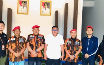 KOTI Pemuda Pancasila Pekanbaru Jalin Silaturahmi ke Kecamatan Rumbai Timur