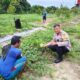Polres Dumai Dukung Ketahanan Pangan Nasional, Bhabinkamtibmas Bukit Timah Tinjau Kebun Semangka