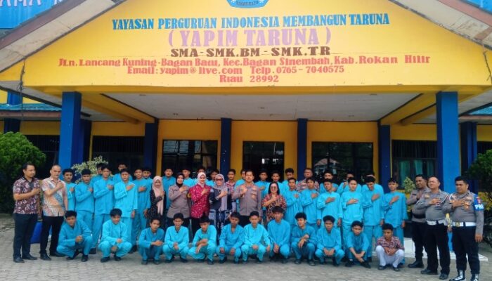 Kapolsek Bagan Sinembah Beri Edukasi Bahaya Narkoba di SMK Yapim Taruna, Ajak Siswa Kejar Cita-Cita dan Jauhi Pergaulan Negatif