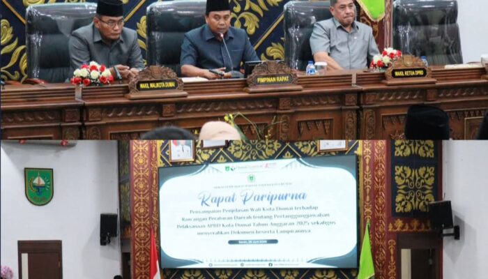 DPRD Dumai Gelar Rapat Paripurna, Bahas Laporan Pertanggungjawaban APBD 2025