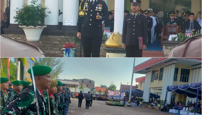 Polres Dumai Peringati Hari Bhayangkara ke-80 Melalui Upacara dan Syukuran Bersama Forkopimda