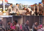 Prosesi Sertijab dan Kenal Pamit Lima Pejabat Polres Dumai Berlangsung Khidmat