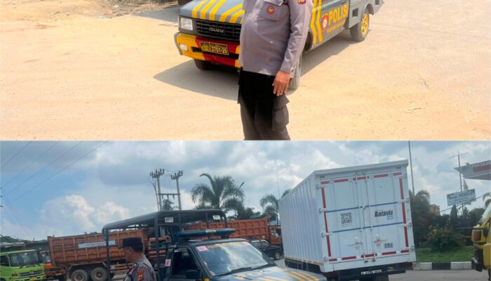 Polsek Bukit Kapur Kawal Distribusi BBM, Tiga SPBU Dipastikan Aman dan Kondusif
