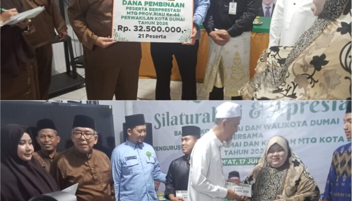 BAZNAS dan Wali Kota Dumai Apresiasi Kafilah MTQ, Teguhkan Komitmen Membangun Generasi Qurani