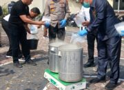 Polres Dumai Musnahkan 30,80 Kilogram Sabu Jaringan Internasional, Selamatkan Lebih dari 155 Ribu Jiwa