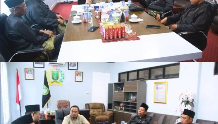 Ketua DPRD Dumai Agus Miswandi Terima Silaturahmi Gagak Hitam, Perkuat Sinergi Jaga Adat Melayu