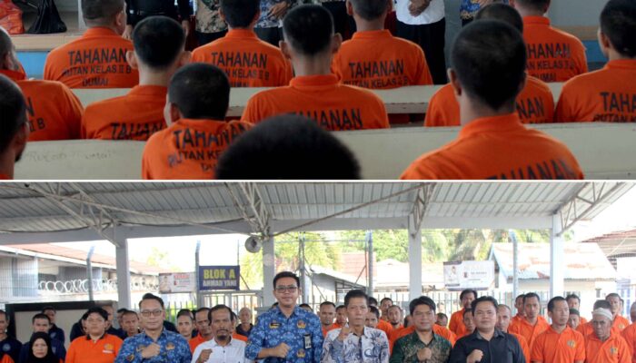 Rutan Dumai dan Posbakumadin Berikan Penyuluhan Hukum Kepada Warga Binaan.