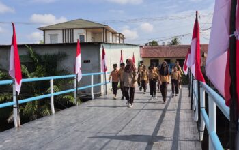 Warga Jalan Perintis Kelurahan Bumi Ayu Kota Dumai Sangat Menanti Kepala Polri Jenderal Listyo Sigit Prabowo untuk meresmikan Jembatan Merah Putih Presisi Tahap II