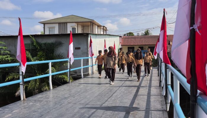 Warga Jalan Perintis Kelurahan Bumi Ayu Kota Dumai Sangat Menanti Kepala Polri Jenderal Listyo Sigit Prabowo untuk meresmikan Jembatan Merah Putih Presisi Tahap II