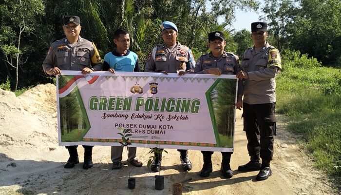 Green Policing Polres Dumai, Gerakan Nyata Menjaga Alam untuk Masa Depan