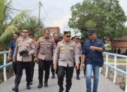 Kapolda Riau Tinjau Pembangunan Jembatan Merah Putih Presisi Tahap II di Kota Dumai