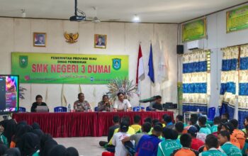 Polsek Bukit Kapur Perkuat Perang Melawan Narkoba, Wujudkan Generasi Dumai Bebas Narkotika Lewat Edukasi SMKN 3 Dumai