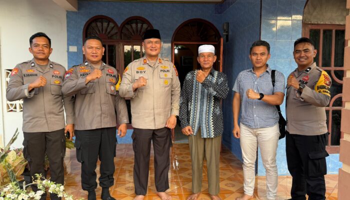 Temui Ketua MKA LAMR, Kapolsek Bukit Kapur Perkuat Sinergi Jaga Kamtibmas